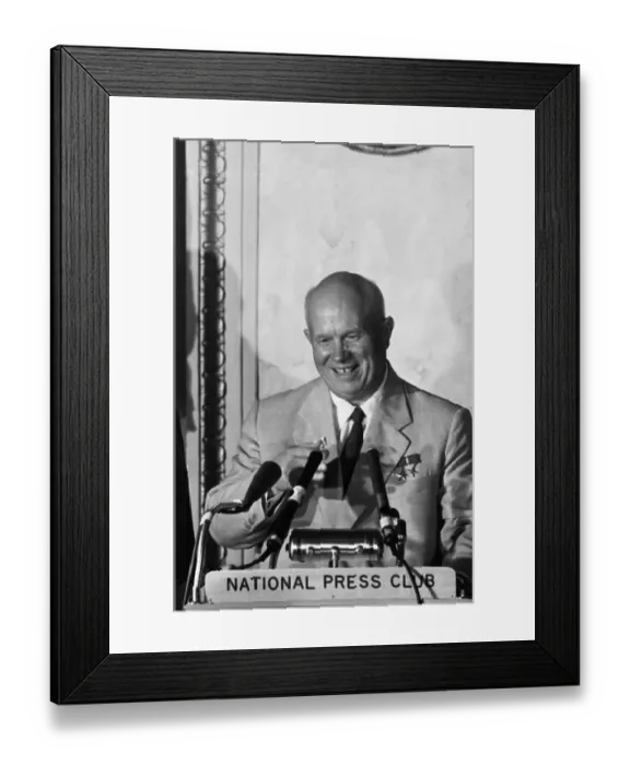 Framed Print : Soviet Premier Nikita Khrushchev Speaking Framed Print : Soviet Premier Nikita Khrushchev Speaking