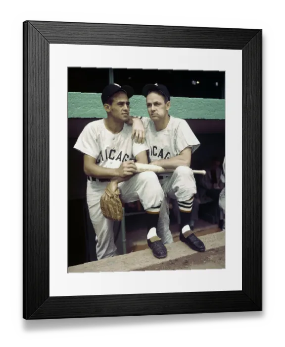 Framed Print : Chicago White Sox Infielders Luis Aparicio and Nellie Fox Framed Print : Chicago White Sox Infielders Luis Aparicio and Nellie Fox