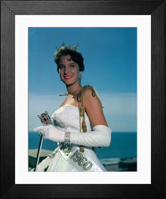 Framed Print : Lynda Lee Mead on Winning Beauty Pageant Framed Print : Lynda Lee Mead on Winning Beauty Pageant
