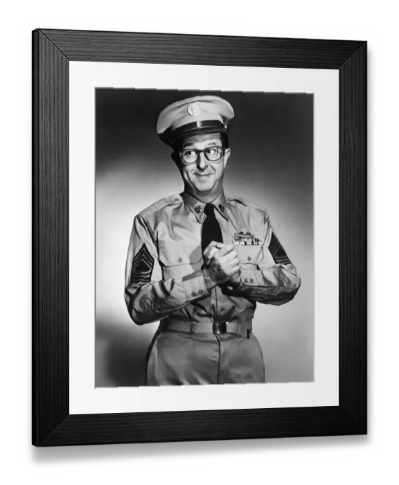 Framed Print : Phil Silvers as Ernie Bilko Framed Print : Phil Silvers as Ernie Bilko