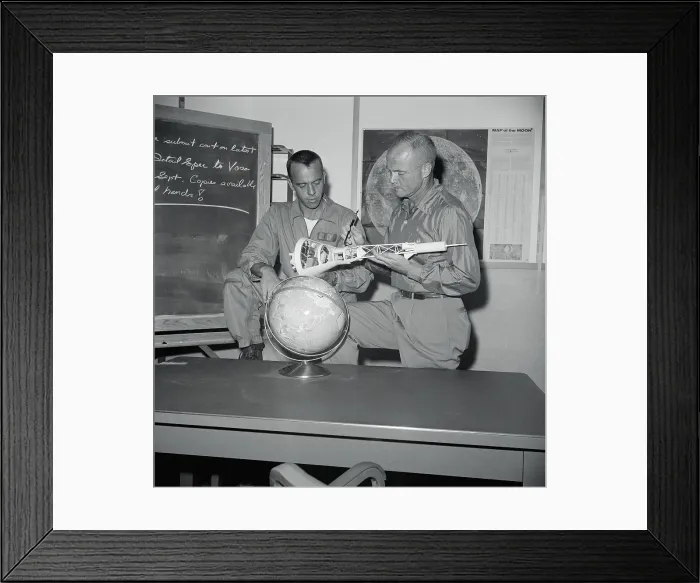 Framed Print : A.B. Shepard and John Glenn Framed Print : A.B. Shepard and John Glenn