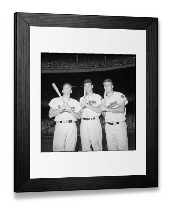 Framed Print : H.Killebrew, B.Allison, R.Sievers W / Bats Framed Print : H.Killebrew, B.Allison, R.Sievers W / Bats