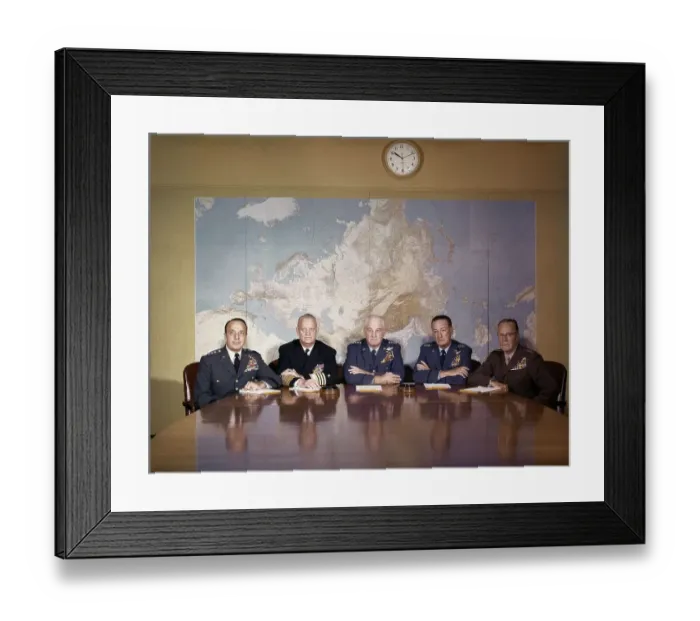 Framed Print : Members of the Joint Chief of Staff