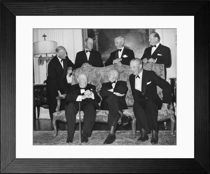 Framed Print : Eisnhower With Wartime Allies Framed Print : Eisnhower With Wartime Allies
