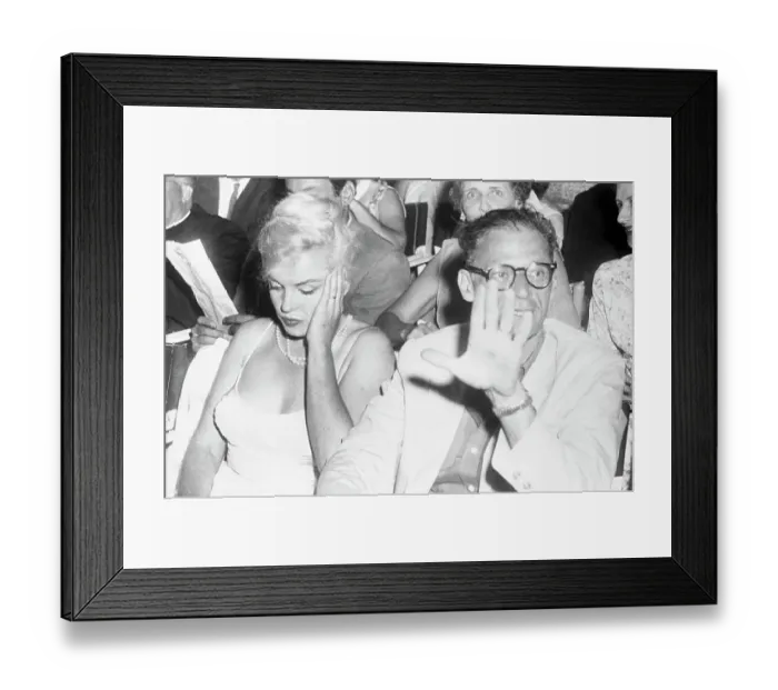 Framed Print : Marilyn Monroe and Arthur Miller Framed Print : Marilyn Monroe and Arthur Miller