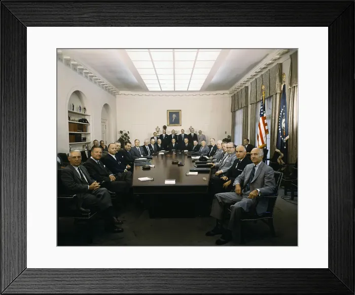 Framed Print : Dwight Eisenhower's Cabinet Members Framed Print : Dwight Eisenhower's Cabinet Members