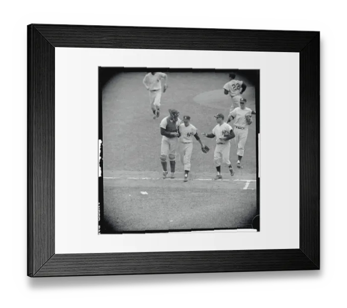 Framed Print : Bobby Shantz, Center, Receiving Congratulations