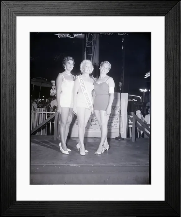 Framed Print : Glamorous Grandma Contest Winners, 1959