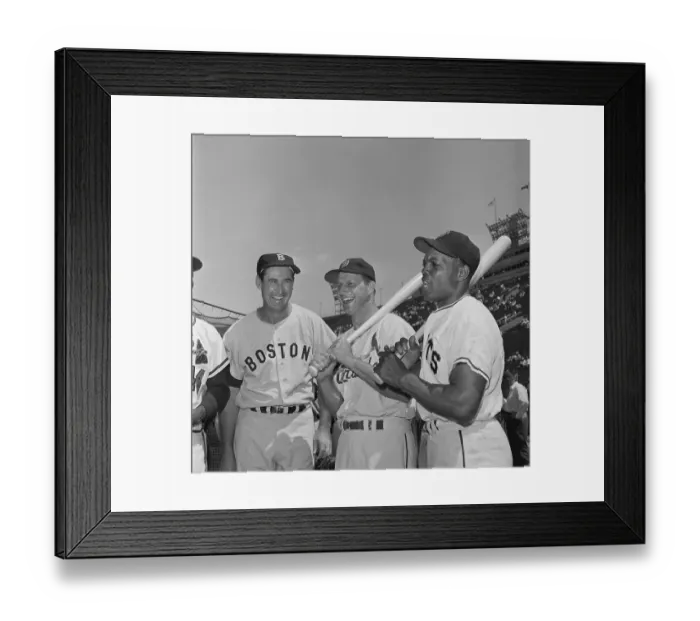Framed Print : Best Hitters Posing with Baseball Bats Framed Print : Best Hitters Posing with Baseball Bats