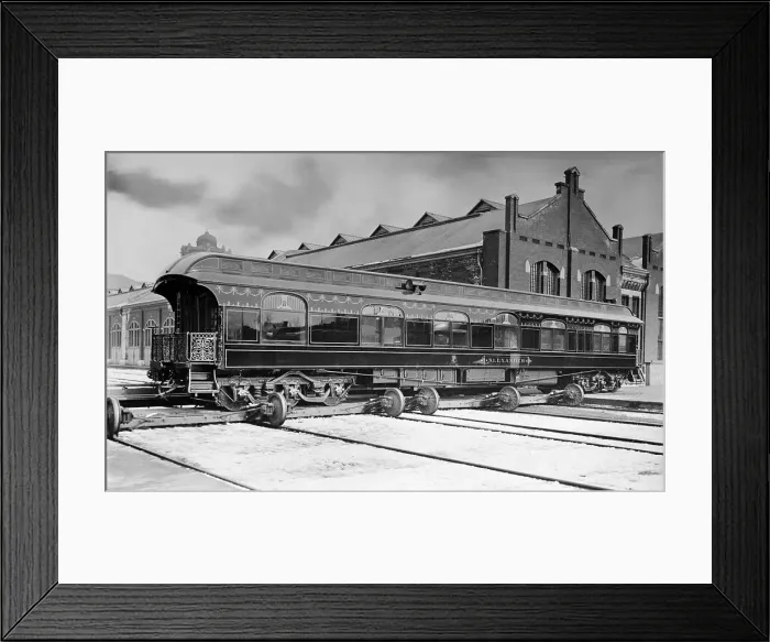 Framed Print : The Private Train Car Alexander Framed Print : The Private Train Car Alexander