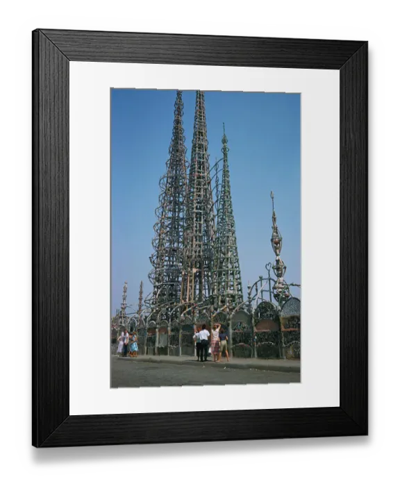 Framed Print : Watts Towers Framed Print : Watts Towers