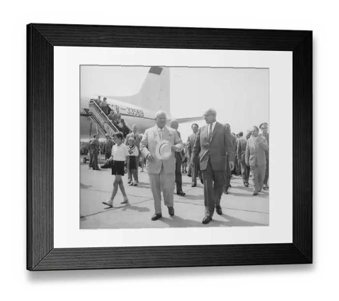 Framed Print : Nikita Khrushchev and Wladyslaw Gomulka Framed Print : Nikita Khrushchev and Wladyslaw Gomulka