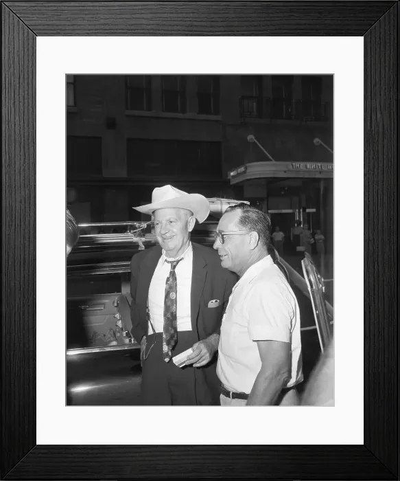 Framed Print : Governor Earl Long Of Louisiana Framed Print : Governor Earl Long Of Louisiana