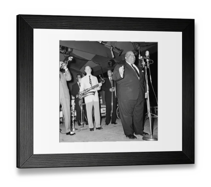 Framed Print : Jimmy Rushing at Newport Jazz Festival Framed Print : Jimmy Rushing at Newport Jazz Festival