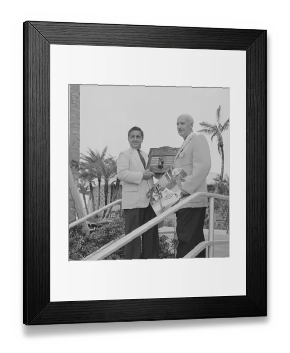 Framed Print : Charles J. McCarthy Accepting Photography Award Framed Print : Charles J. McCarthy Accepting Photography Award