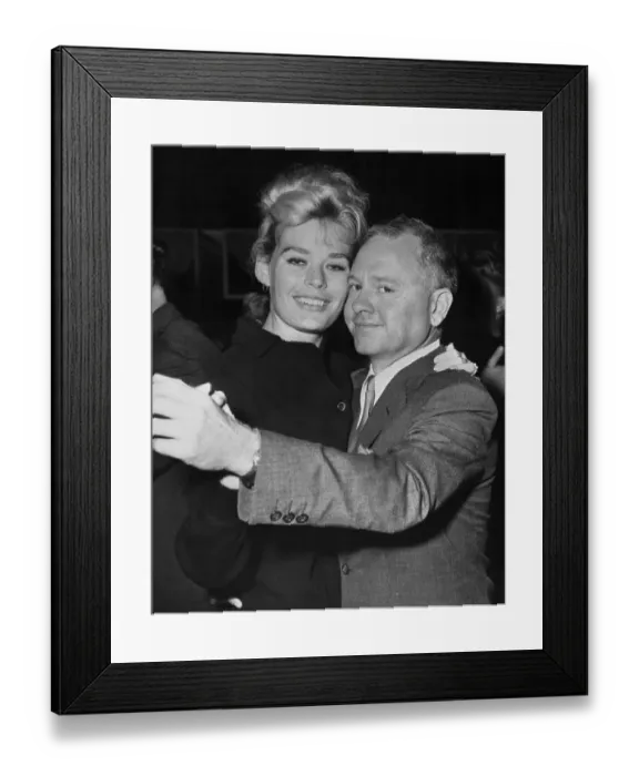 Framed Print : Mickey Rooney and Wife Dancing Framed Print : Mickey Rooney and Wife Dancing