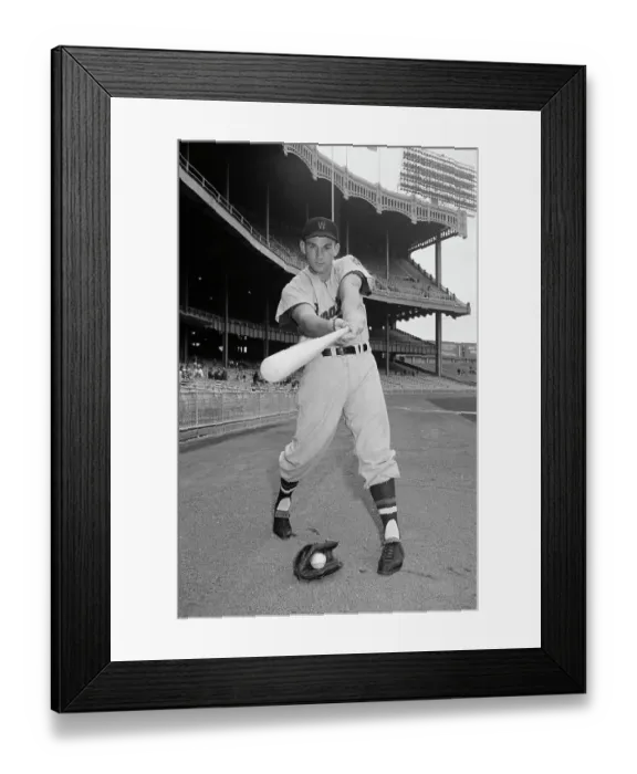 Framed Print : Baseball Player Harmon Killebrew Holding Bat