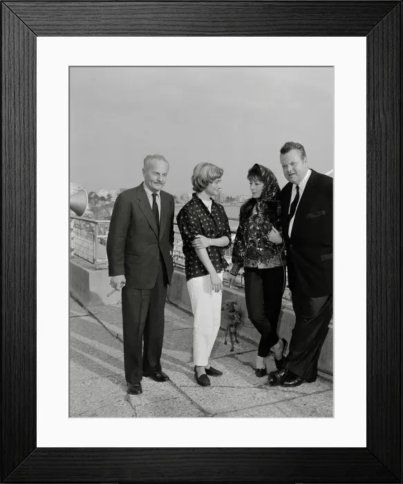 Framed Print : Orson Welles with Others