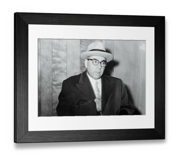 Framed Print : Portrait of Joseph Barbara Framed Print : Portrait of Joseph Barbara
