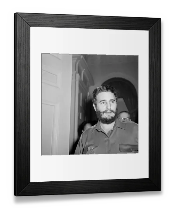 Framed Print : Portrait of Fidel Castro Framed Print : Portrait of Fidel Castro