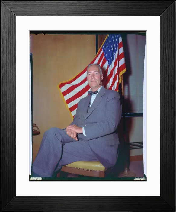 Framed Print : Portrait of Christian Herter Framed Print : Portrait of Christian Herter