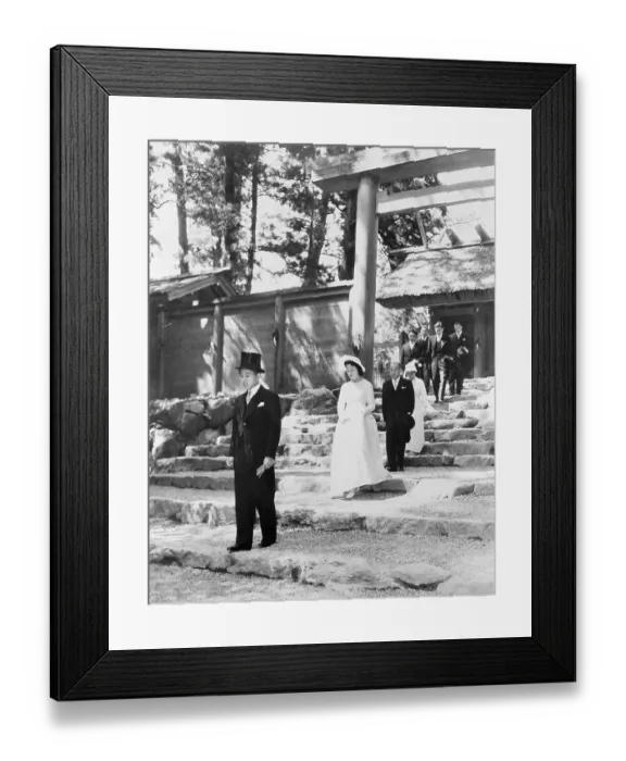 Framed Print : Japanese Royalty Visiting Ise Shrine Framed Print : Japanese Royalty Visiting Ise Shrine
