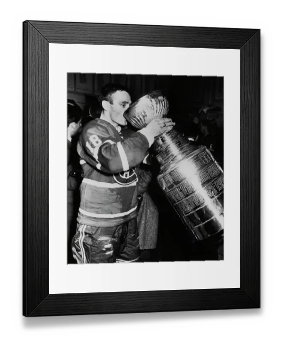 Framed Print : Marcel Bonin Drinking From Stanley Cup Framed Print : Marcel Bonin Drinking From Stanley Cup