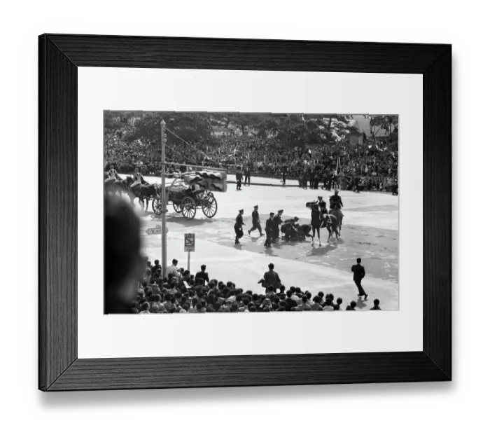 Framed Print : Police Stopping Harasser in Street Framed Print : Police Stopping Harasser in Street