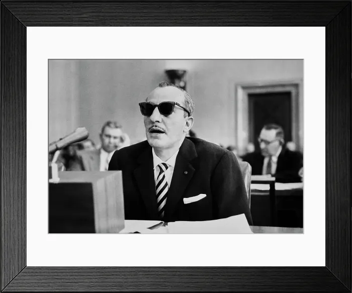 Framed Print : Narcotics Agent Charles Siragusa Framed Print : Narcotics Agent Charles Siragusa