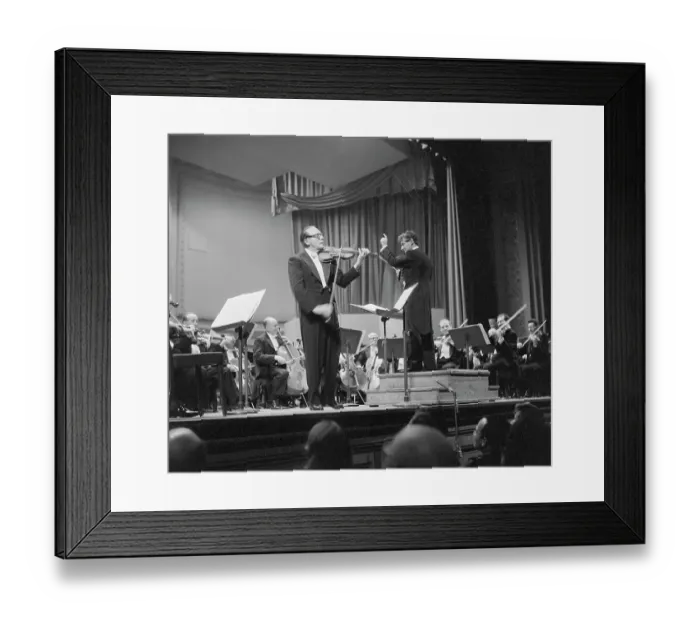 Framed Print : Jack benny Playing W / NY Philharmonic Framed Print : Jack benny Playing W / NY Philharmonic