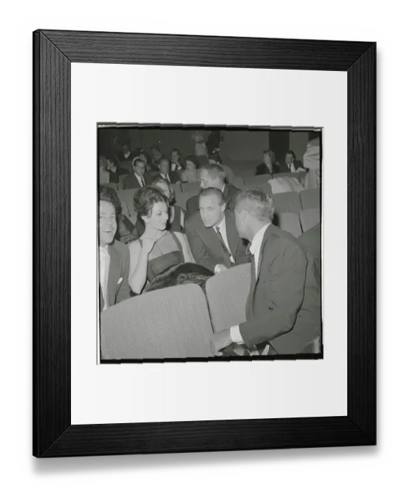 Framed Print : Actor Marlan Brando Chatting with Joan Collins and Cary Grant Framed Print : Actor Marlan Brando Chatting with Joan Collins and Cary Grant
