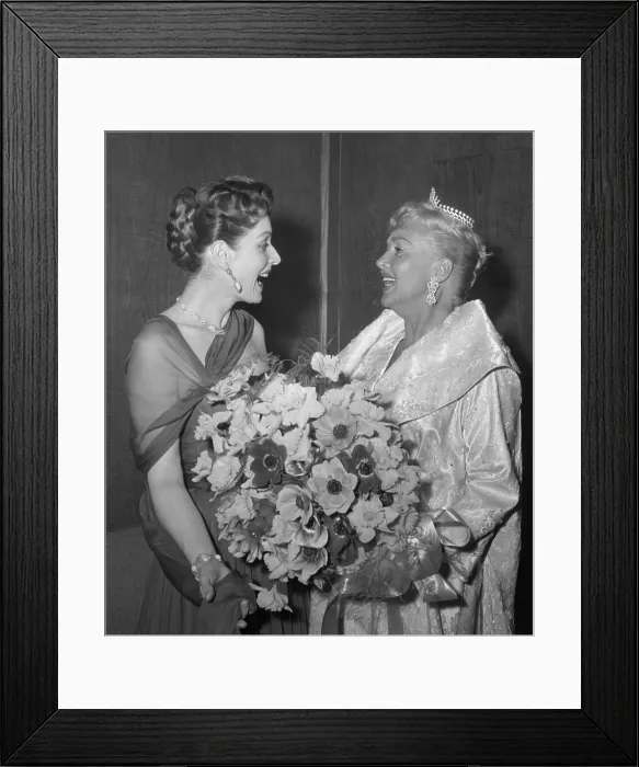Framed Print : Gabbing Glamour Gals Framed Print : Gabbing Glamour Gals