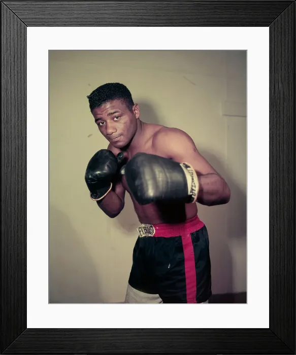 Framed Print : Portrait of Floyd Patterson Framed Print : Portrait of Floyd Patterson