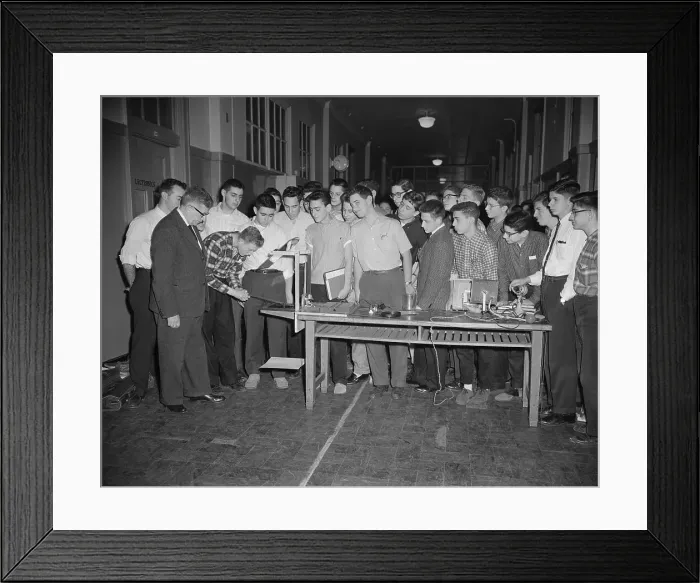 Framed Print : High School Science Fair Framed Print : High School Science Fair