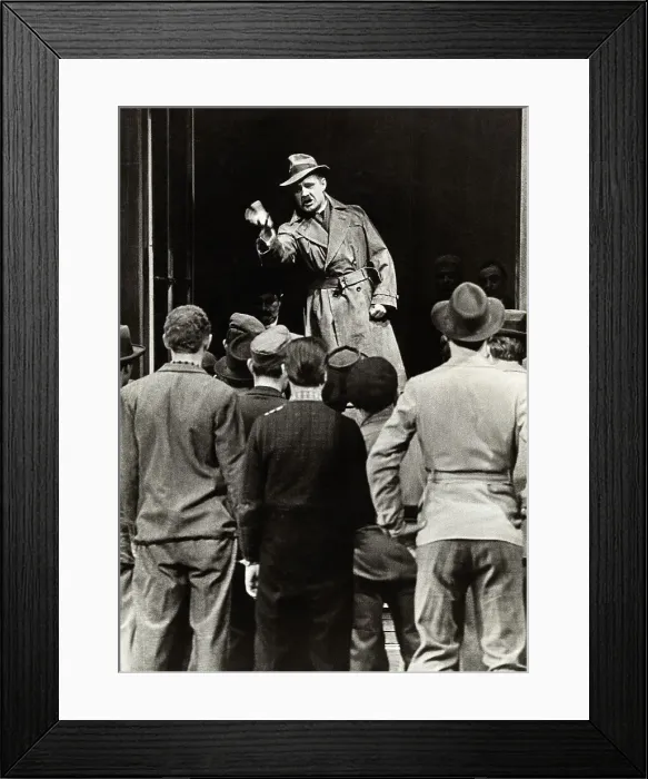 Framed Print : Scene from Brecht's The Resistible Rise of Arturo Ui