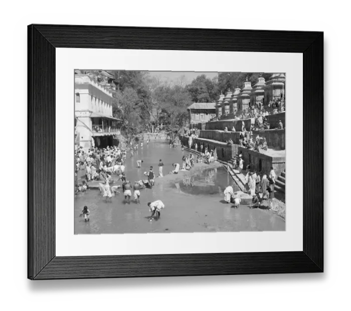 Framed Print : Busy Kathmandu Streets for Religious Ceremony Framed Print : Busy Kathmandu Streets for Religious Ceremony