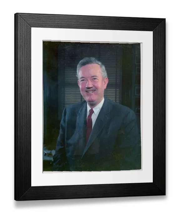 Framed Print : Portrait of John Sparkman Framed Print : Portrait of John Sparkman