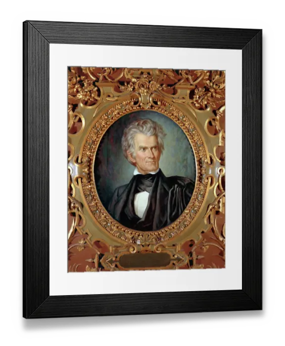 Framed Print : Portrait of John Calhoun Framed Print : Portrait of John Calhoun