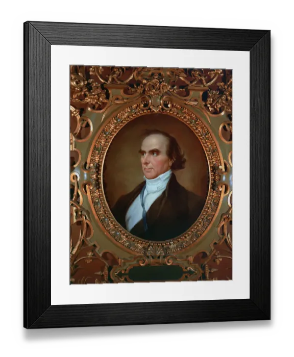 Framed Print : Portrait of Daniel Webster Framed Print : Portrait of Daniel Webster