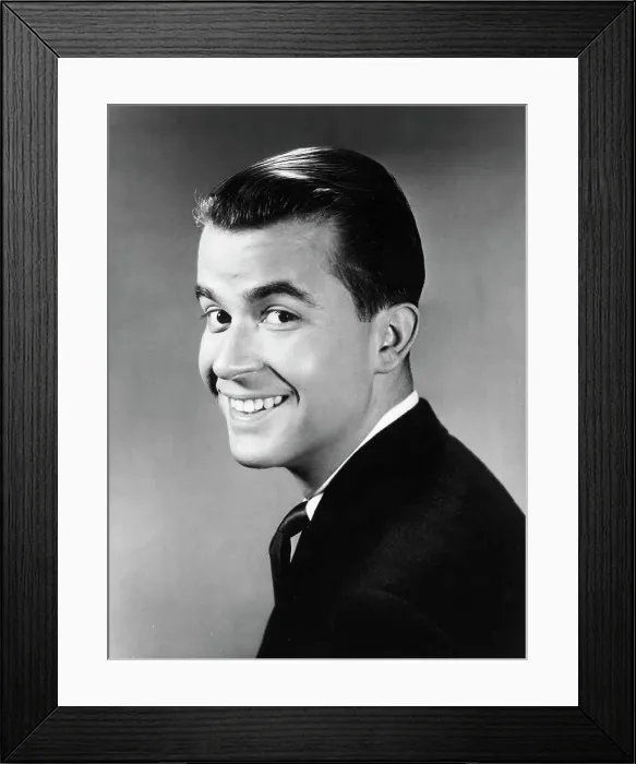 Framed Print : Portrait of Dick Clark Framed Print : Portrait of Dick Clark