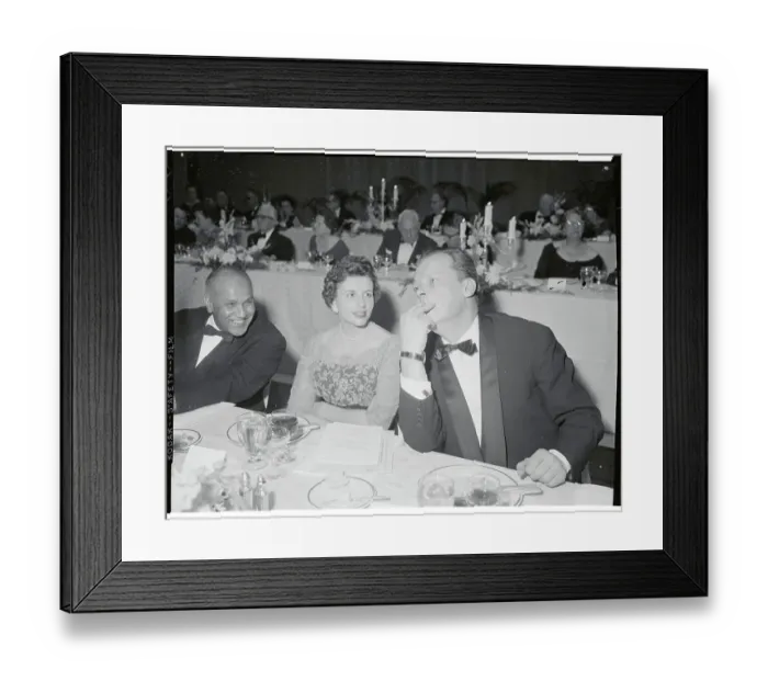Framed Print : Willy Brandt with Mrs. William G. Stratton Framed Print : Willy Brandt with Mrs. William G. Stratton