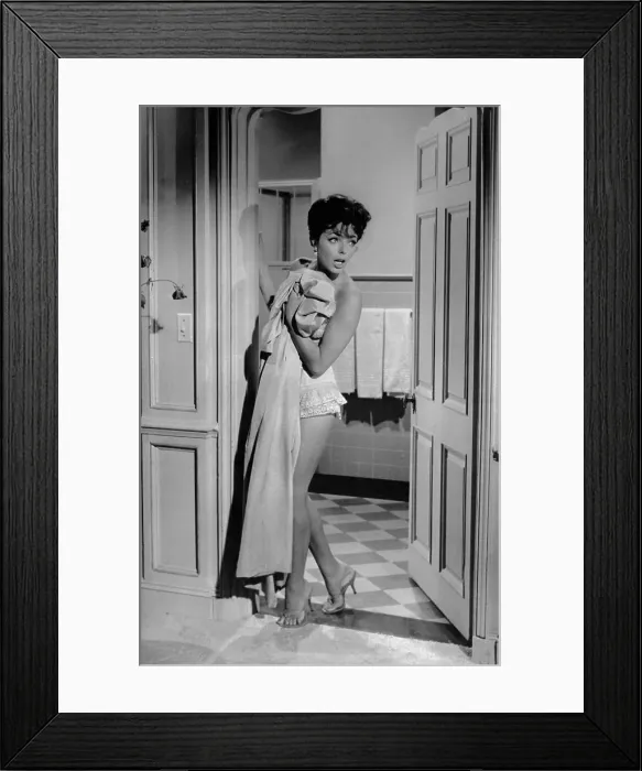 Framed Print : Portrait of Joan Collins