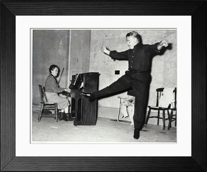 Framed Print : James Cagney Rehearsing a Dance Framed Print : James Cagney Rehearsing a Dance