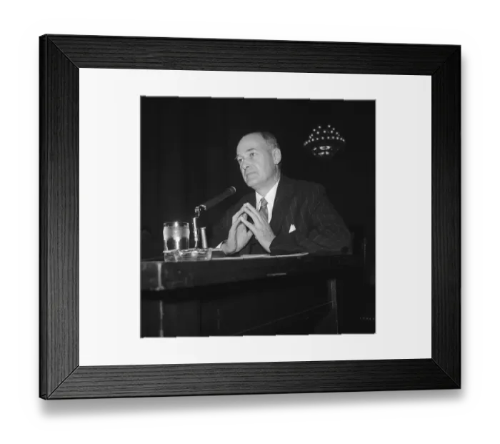 Framed Print : George Kennan Testifying Before Congress Framed Print : George Kennan Testifying Before Congress