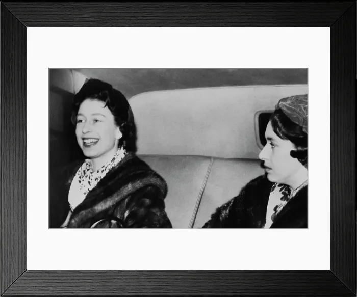 Framed Print : Royals In Car Framed Print : Royals In Car