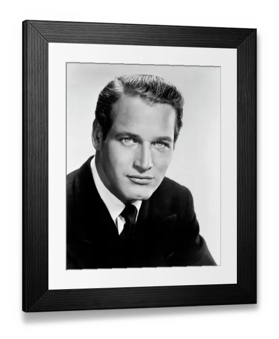 Framed Print : Portrait of Paul Newman Framed Print : Portrait of Paul Newman