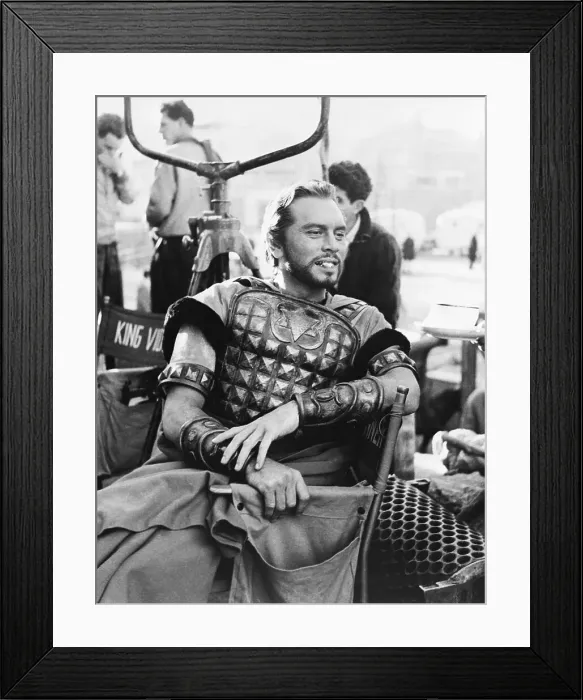 Framed Print : Yul Brynner With Cigarette In His Mouth Framed Print : Yul Brynner With Cigarette In His Mouth
