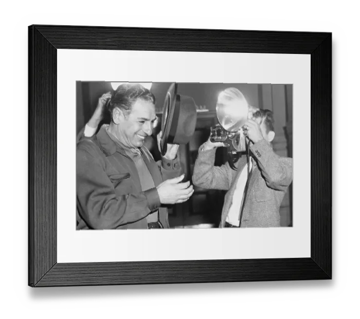 Framed Print : Outfoxed. John Scalish (left), a witness in the Grand Jury investigations