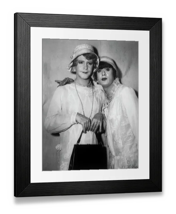 Framed Print : Tony Curtis and Jack Lemmon in Drag Framed Print : Tony Curtis and Jack Lemmon in Drag