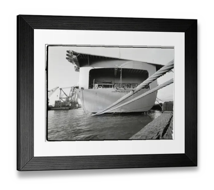 Framed Print : Workmen On Aircraft Carrier Independence Framed Print : Workmen On Aircraft Carrier Independence